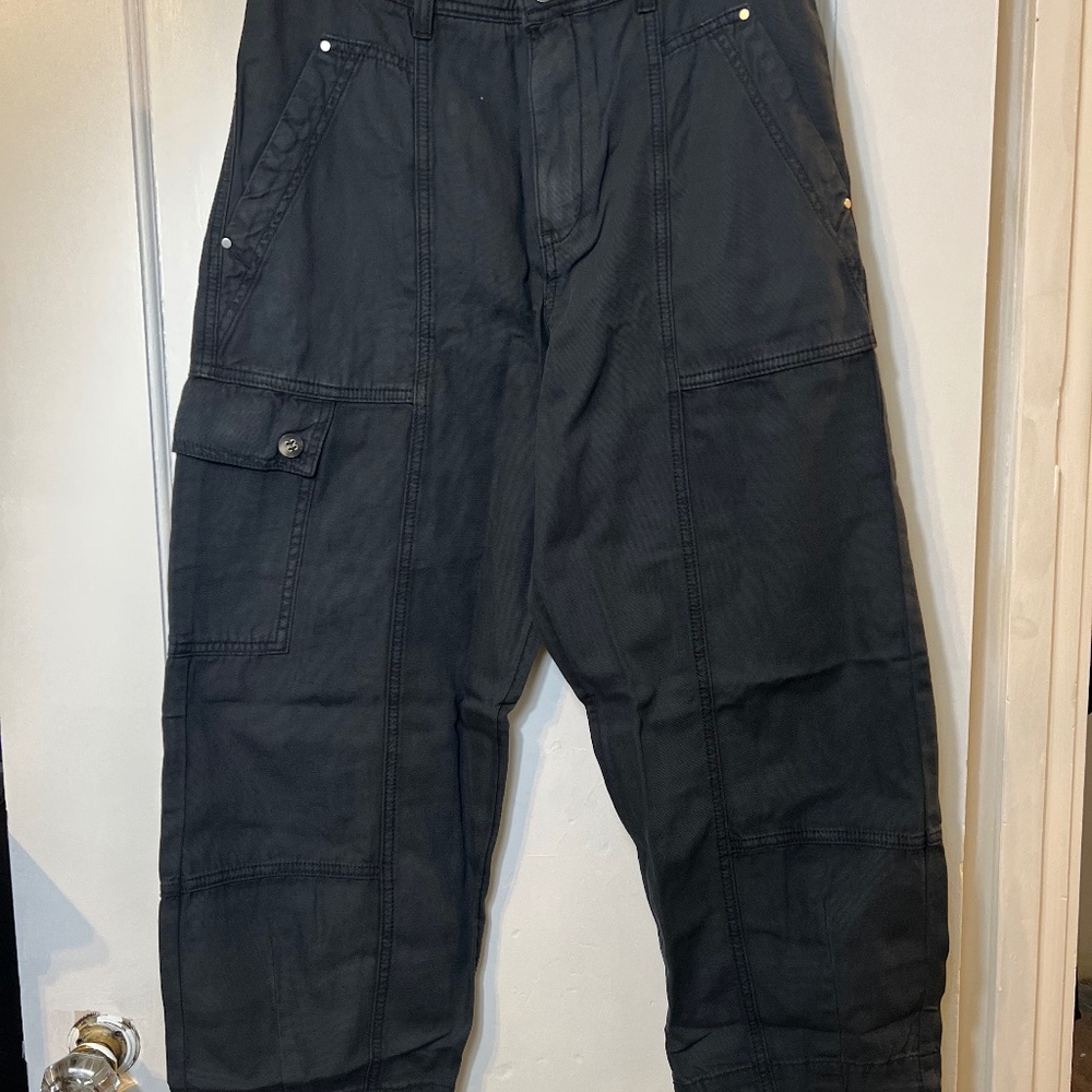 Anthropologie dark blue utility pants